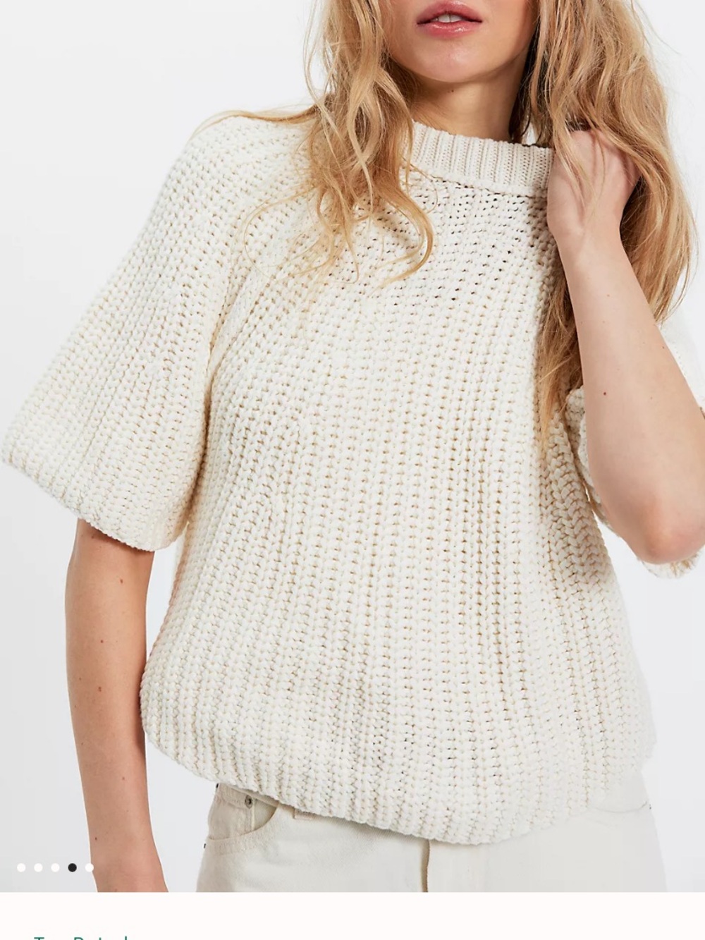 Amy cotton sweater tee